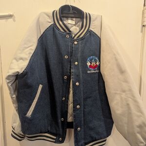 Disney Denim Varsity Jacket